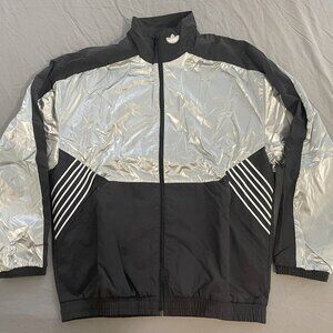 Vintage Adidas Originals 90's Jacket Robotic Silver